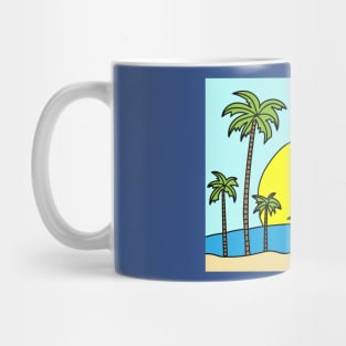 Lonely Island Relaxation Sun Mug